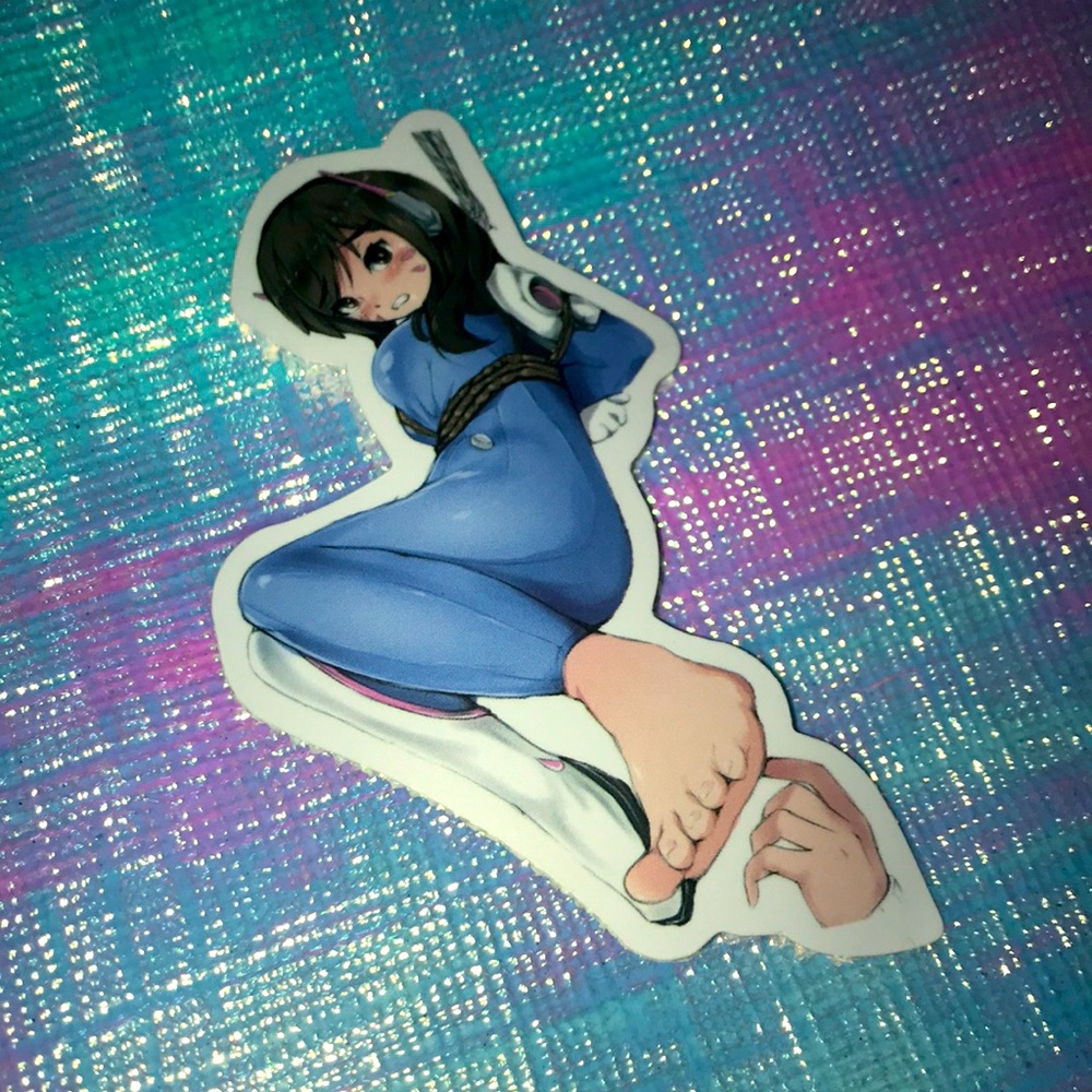 10/$10 Overwatch D.Va Foot Tickling Sticker